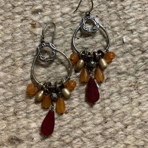 Silpada sterling silver dangling earrings